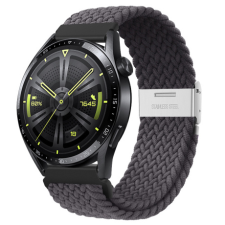 BSTRAP Elastic Nylon 2 szíj Huawei Watch GT/GT2 46mm, space ash okosóra kellék