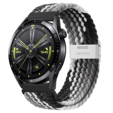 BSTRAP Elastic Nylon 2 szíj Xiaomi Amazfit Stratos 2/2S/3, black qiao okosóra kellék