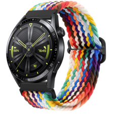 BSTRAP Elastic Nylon szíj Huawei Watch GT2 Pro, rainbow okosóra kellék