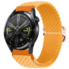 BSTRAP Elastic Nylon szíj Samsung Galaxy Watch 3 45mm, orange okosóra kellék