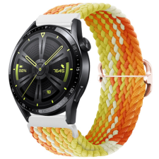 BSTRAP Elastic Nylon szíj Samsung Galaxy Watch 42mm, fragrant orange okosóra kellék
