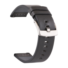 BSTRAP Fine Leather szíj Huawei Watch GT3 46mm, black okosóra kellék