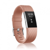 BSTRAP Fitbit Charge 2 Silicone Diamond (Small) szíj, Brown