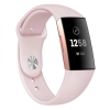 BSTRAP Fitbit Charge 3 Silicone (Small) szíj, Sand Pink
