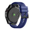 BSTRAP Garmin Fenix 5 Silcone Acton szíj, Dark Blue
