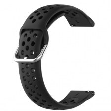 BSTRAP Garmin Venu 2 Silicone Dots szíj, black okosóra kellék