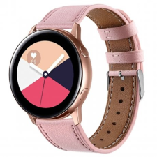 BSTRAP Garmin Vivoactive 3 Leather Italy szíj, Pink okosóra kellék