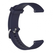 BSTRAP Garmin Vivoactive 4 Silicone Bredon szíj, Dark Blue okosóra kellék