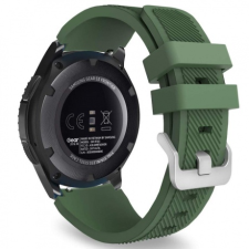 BSTRAP Garmin Vivoactive 4 Silicone Sport szíj, Dark Green okosóra kellék