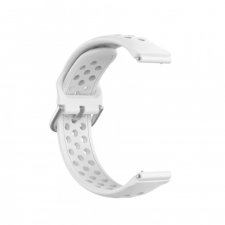 BSTRAP Garmin Vivoactive 4s Silicone Dots szíj, White okosóra kellék