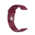 BSTRAP Garmin Vivoactive 4s Silicone szíj, Vine Red