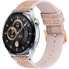 BSTRAP Glitter szíj Samsung Galaxy Watch 42mm, golden red okosóra kellék