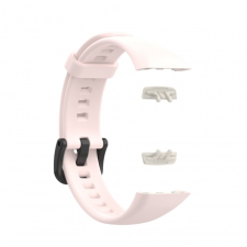BSTRAP Honor Band 6 / Huawei Band 6 Silicone szíj, Sand Pink okosóra kellék