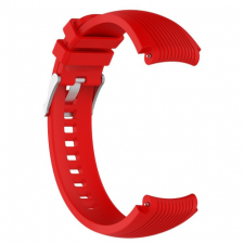 BSTRAP Huawei Watch 3 / 3 Pro Silicone Davis szíj, Red okosóra kellék
