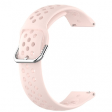BSTRAP Huawei Watch GT2 42mm Silicone Dots szíj, pink okosóra kellék