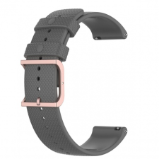 BSTRAP Huawei Watch GT2 42mm Silicone Rain szíj, dark gray okosóra kellék