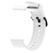 BSTRAP Huawei Watch GT2 42mm Silicone szíj v4, White okosóra kellék