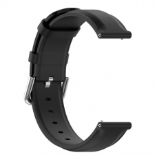 BSTRAP Huawei Watch GT3 46mm Leather Lux szíj, black okosóra kellék