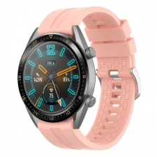 BSTRAP Huawei Watch GT3 46mm Silicone Cube szíj, Sand Pink okosóra kellék