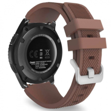 BSTRAP Huawei Watch GT3 46mm Silicone Sport szíj, Brown okosóra kellék