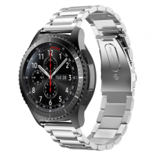 BSTRAP Huawei Watch GT3 46mm Stainless Steel szíj, Silver okosóra kellék