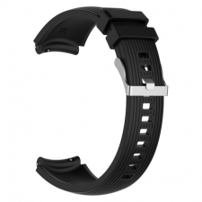 BSTRAP Huawei Watch GT 42mm Silicone Davis szíj, Black okosóra kellék