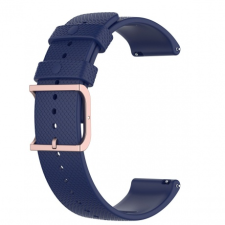 BSTRAP Huawei Watch GT 42mm Silicone Rain szíj, dark blue okosóra kellék