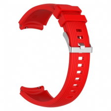 BSTRAP Huawei Watch GT/GT2 46mm Silicone Davis szíj, Red okosóra kellék
