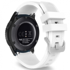 BSTRAP Huawei Watch GT/GT2 46mm Silicone Sport szíj, White okosóra kellék