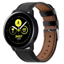 BSTRAP Leather Italy szíj Xiaomi Watch S1 Active, black okosóra kellék