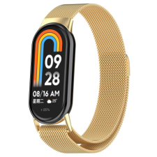 BSTRAP Milanese szíj Xiaomi Smart Band 8 / 9, gold okosóra kellék