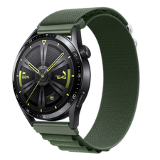 BSTRAP Nylon Loop szíj Huawei Watch GT/GT2 46mm, green okosóra kellék