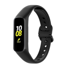 BSTRAP Samsung Galaxy Fit 2 Silicone szíj, Black okosóra kellék