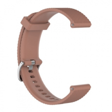 BSTRAP Samsung Galaxy Watch 3 45mm Silicone Bredon szíj, Brown okosóra kellék