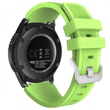 BSTRAP Samsung Galaxy Watch 3 45mm Silicone Sport szíj, Green okosóra kellék