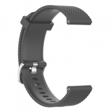BSTRAP Samsung Galaxy Watch 42mm Silicone Land szíj, Dark Gray okosóra kellék