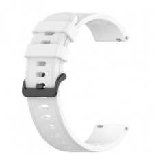 BSTRAP Samsung Galaxy Watch 42mm Silicone v3 szíj, White okosóra kellék