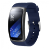 BSTRAP Samsung Gear Fit 2 Silicone Land szíj, Dark Blue
