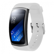 BSTRAP Samsung Gear Fit 2 Silicone Land szíj, White mobiltelefon kellék