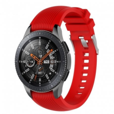 BSTRAP Samsung Gear S3 Silicone Davis szíj, Red mobiltelefon kellék