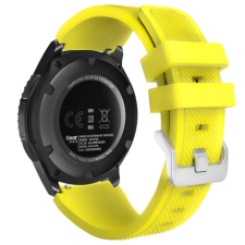 BSTRAP Silicone Sport szíj Xiaomi Watch S1 Active, yellow okosóra kellék
