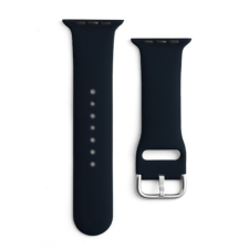 BSTRAP Silicone szíj Apple Watch 38/40/41mm, black okosóra kellék