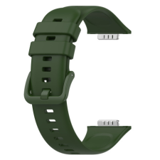 BSTRAP Silicone szíj Huawei Watch Fit 2, green okosóra kellék