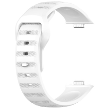 BSTRAP Silicone szíj Huawei Watch Fit 3, white okosóra kellék