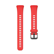 BSTRAP Silicone szíj Huawei Watch Fit, red/silver okosóra kellék