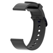 BSTRAP Silicone V4 szíj Xiaomi Watch S1 Active, black okosóra kellék