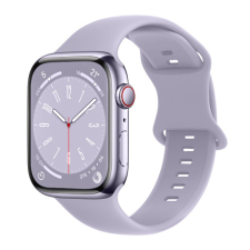 BSTRAP Smooth Silicone szíj Apple Watch 38/40/41mm, lavender okosóra kellék