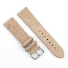 BSTRAP Suede Leather szíj Garmin Vivoactive 4, beige okosóra kellék
