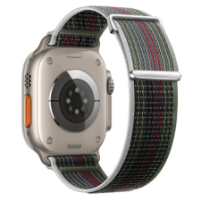 BSTRAP Velcro Nylon szíj Apple Watch 38/40/41mm, midnight okosóra kellék