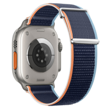 BSTRAP Velcro Nylon szíj Apple Watch 38/40/41mm, navy blue okosóra kellék